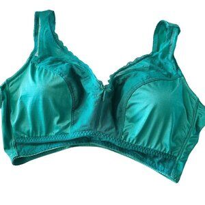 Rhonda Shear Green Style 676 Shapewear Leisure Bra in Size  3X